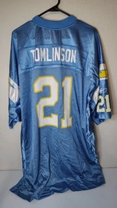 VTG San Diego Chargers LaDainian Tomlinson Reebok Authentic On Field Jersey 2XL - Picture 1 of 6