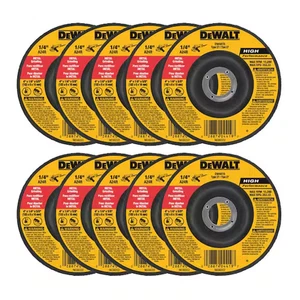4 In. X 1/4 In. X 5/8 In. General Purpose Metal Grinding Wheel (10-Pack) - Picture 1 of 2