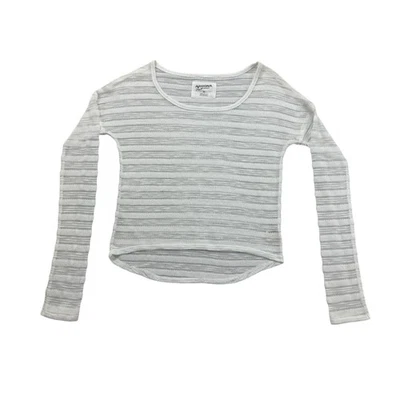 Arizona Shirt Womens XS White Striped Long Sleeve Lightweight - Image 1 of 4