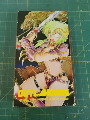 Outlanders Video Animation Dark Image Anime Vintage 1993 VHS Tape English Dubbed - Image 1 of 4