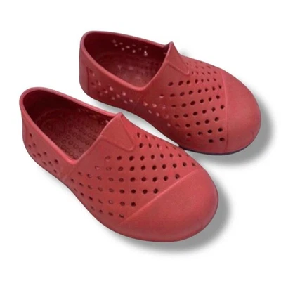 Toms Red Romper Kids Slip-On Waterproof Shoes Size 5 Toddler Lightweight - Image 1 of 4