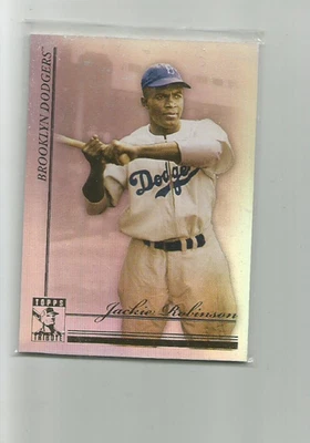 2010 TOPPS TRIBUTE #9 JACKIE ROBINSON - Image 1 of 2