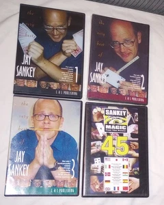 Jay Sankey 4 DVD Lot L&L Best of Card Coin Close Up Magic 45 David Blaine - Bild 1 von 4