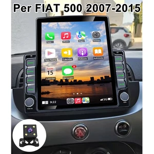 9.7" Per FIAT 500 2007-15 Autoradio Android 13 Fer Apple Carplay Stereo GPS NAVI - Foto 1 di 18