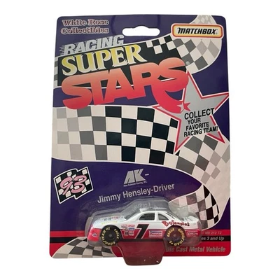 Jimmy Hensley 1993 Matchbox Racing Super Stars #7 1:64 Diecast Easter Seals - Image 1 of 2