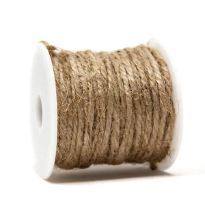 Rolle Jute Strick 20m 3mm Juteschnur Naturfarben Geschenkband Bastelschnur DIY - Bild 1 von 1