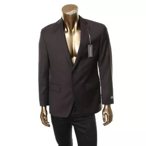 MICHAEL KORS Men's Kelson Wool Plaid Two-button Sport Jacket TEDO - Picture 1 of 2
