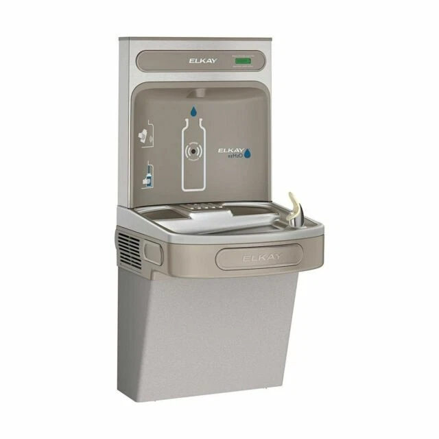 Elkay EZS8WSLK Bottle Filling Station with Single ADA Cooler - Light Gray