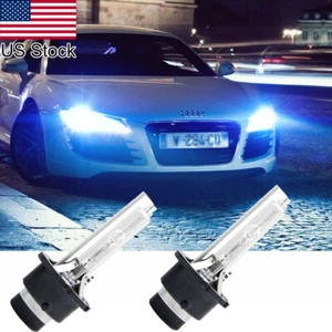 2pcs D4S D4R D4C HID 8000K Blue Replace Headlight High/Low Beam Light Bulbs - Picture 1 of 9