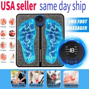 EMS Foot Massager Leg Electric Deep Reshaping Kneading Muscle Pain Relax Machine - Picture 1 of 11