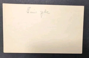 Emil Yde (d.1968) Signed Autograph 3x5 Index Card 1925 WSC Pittsburgh Pirates - Picture 1 of 2