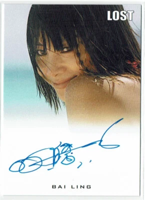 Lost Archives 2010 Auto Autograph Card Bai Ling as Achara - Image 1 of 2