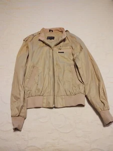 Herren Vintage Members Only Mantel Jacke Größe Large #5 hellbraun - Bild 1 von 3