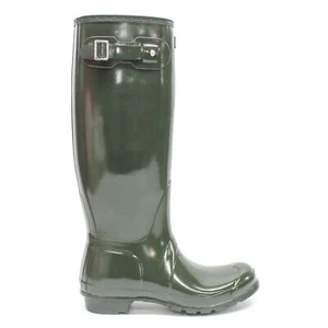 Hunter Womens Boots Original Tall Gloss Waterproof Wellington Rubber - Picture 1 of 17