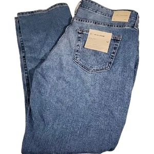 AG AG-ED Denim Ex-Boyfriend Slouchy Slim Jeans Distressed Size 32 X 28 NWT - Picture 1 of 9