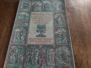 Muy Raro 1536 HOJA BÍBLICA ZURICH Reproducción Facsímil Watchtower Investigación - Imagen 1 de 1