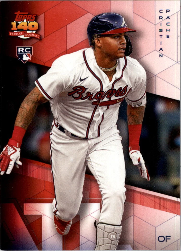 2021 Topps Archives Red #287 Cristian Pache /75 - NM-MT - Image 1 of 1