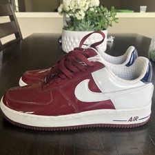 red high top nike air force ones