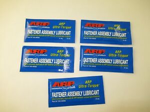 Lot of 5 ARP 100-9908 ULTRA TORQUE ASSEMBLY LUBE LUBRICANT .5 OZ