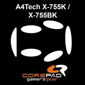 Corepad Skatz A4Tech X-755K X-755BK Repuesto Mouse Pies Hyperglides Teflón - Imagen 1 de 1
