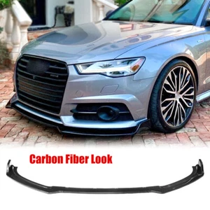 Carbon Fiber Diffusor Frontlippe Frontspoiler für Audi S6 A6 S-Line 4G/ C7 - Bild 1 von 9