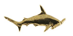 Creative Pewter Designs Hammerhead Shark Lapel Pin or Magnet, S118