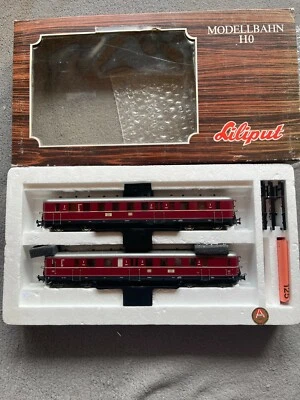 Liliput 125 03 - Triebwagen-Set DB - Spur H0  TOP + OVP  - Bild 1 von 3