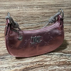 Bolso de Hombro Hobo Juicy Couture Mediano Rosa Metálico Juicy Couture Logo - Imagen 1 de 10