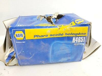 Lámpara de faro halógeno NOS NAPA Wagner haz sellado H4651 haz alto Foto 1 de 2