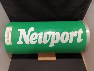 Posacenere portasigarette Newport vintage 21" pattumiera tabacco pubblicità - Foto 1 di 24