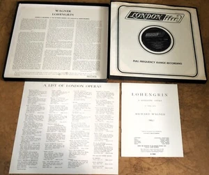 Estate: Wagner LOHENGRIN London Records ‎– A4502 Box Set of 5 LP with Booklet - Picture 1 of 3