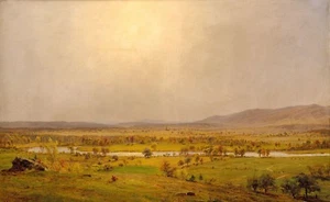 Jasper Francis Cropsey : "Pompton Plains, New Jersey" (1867) � Fine Art Print - Picture 1 of 7