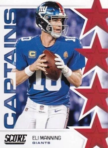 2019 Score - Captains Eli Manning #C-23 - Giants - Picture 1 of 2