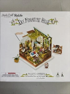 Hands Craft DIY 3D MILLER'S GARDEN DIY Miniature House Kit DG108 - Picture 1 of 3