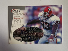 2001 SAGE #A39 SILVER 319/400 RICHARD SEYMOURROOKIE AUTO MINT