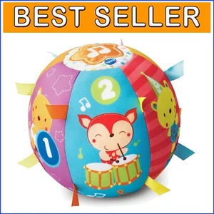 Bright Multicolor Baby Ball with Numbers & Animal Sounds - Perfect for Crawlers - Picture 1 of 8