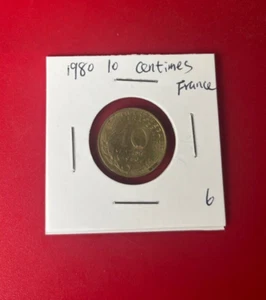 1980 FRANCE 10 CENTIMES COIN - NICE WORLD COIN !!! - Picture 1 of 2