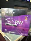 Sony Handycam Dvd Rw 3 Pack 30 Min 14Gb Re Writeable Dvd New Sealed