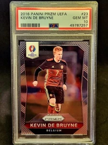 2016 Panini Prizm UEFA Kevin De Bruyne ROOKIE RC #23 PSA 10 GEM MINT - Picture 1 of 2