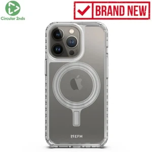 EFM Zurich Flux Case Armour Compatible MagSafe Iphone 13 Pro 6.1" Frost Clear - Picture 1 of 12