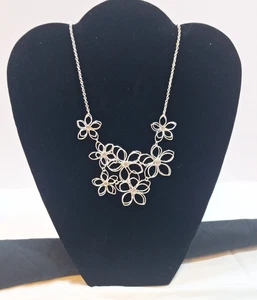 20' Metall Blume Cluster Halskette - Bild 1 von 3