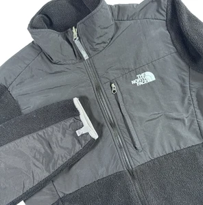 The North Face Denali Fleece Jacket Women's Large Black Polartec Full Zip - Picture 1 of 9