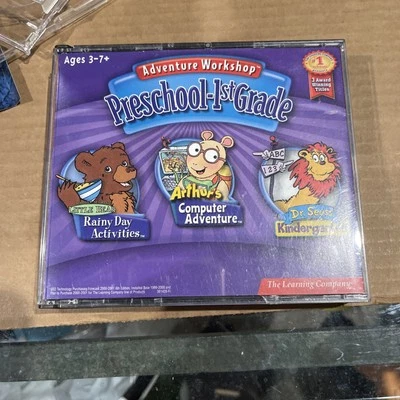 Adventure Workshop Preschool - 1st Grade 2002 Pc Cd Rom Dr. Seuss Little Bear - Image 1 of 4