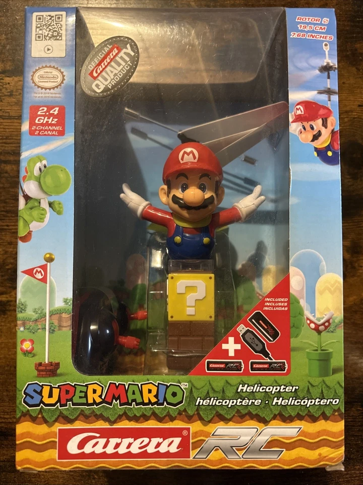 Super Mario Carrera Rc Helicopter Indoor Super Mario Flying Cape Mario 370501032 - Image 1 of 4