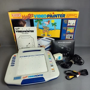 Vintage 90’s VTech Master Video Painter TV Drawing Pad W/ RCA to HDMI Converter - Picture 1 of 17
