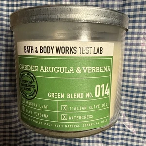 Vela Bath & Body Works 3 mechas 14,5 oz jardín rúcula y verbena *ver fotos - Imagen 1 de 1