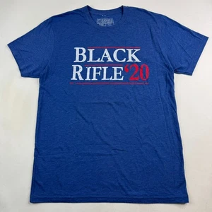 T-shirt nera Rifle Coffee Company uomo grande blu 2020 logo grafica nuova senza etichette - Foto 1 di 9