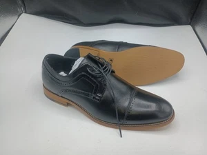 Stacy Adams - Herren Dickinson Cap-Toe Oxford Schuhe, schwarz, Größe 8 W (leichte Gebrauchsspuren) - Bild 1 von 1