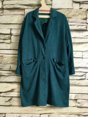 cocon.commerz PRIVATSACHEN DILEMMARKT Mantel aus HANFSWEAT in grün Größe 2 - Bild 1 von 4