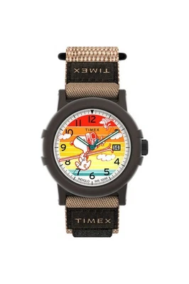 Orologio Timex Gents x Peanuts® Camper Sci 38mm Cinturino Tessuto TW4B34900